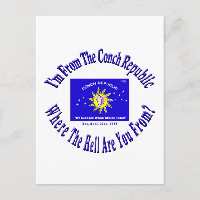 Conch Republic 2 copy.jpg Postcard (Front)