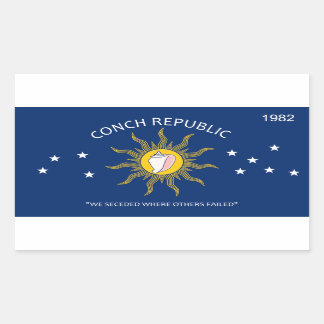 Conch Republic Flag Sticker