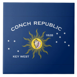 Conch Republic Flag Tile