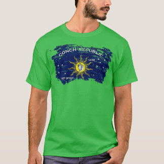 Conch Republic Flag TShirt 1