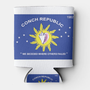 Conch Republic Key West Florida Can Cooler
