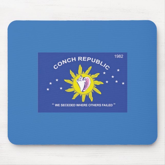Conch Republic Key West Florida Mouse Pad (Front)