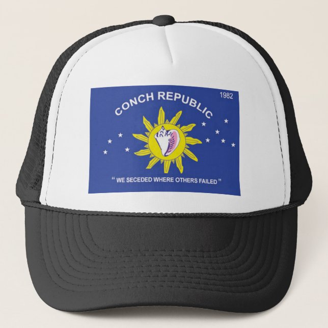 Conch Republic Key West Florida Trucker Hat (Front)