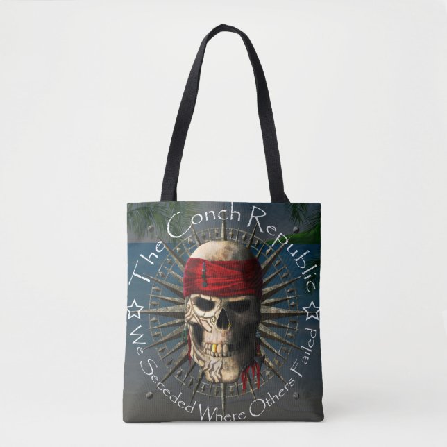 Conch Republic We Seceded Tote Bag (Front)