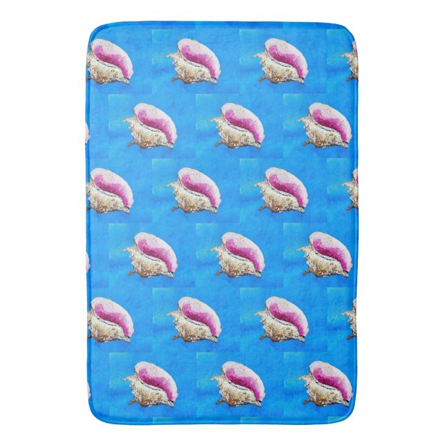Conch Shell Bath Mat (Front Vertical)