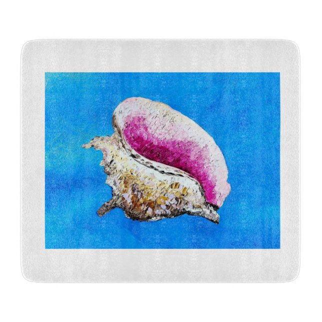 Conch Shell Cutting Board (Front)