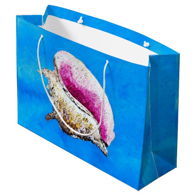 Conch Shell Gift Bag (Back Angled)