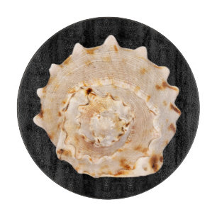 Conch Shell Glass Chopping Board