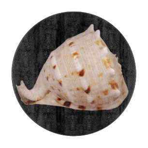 Conch Shell Glass Chopping Board