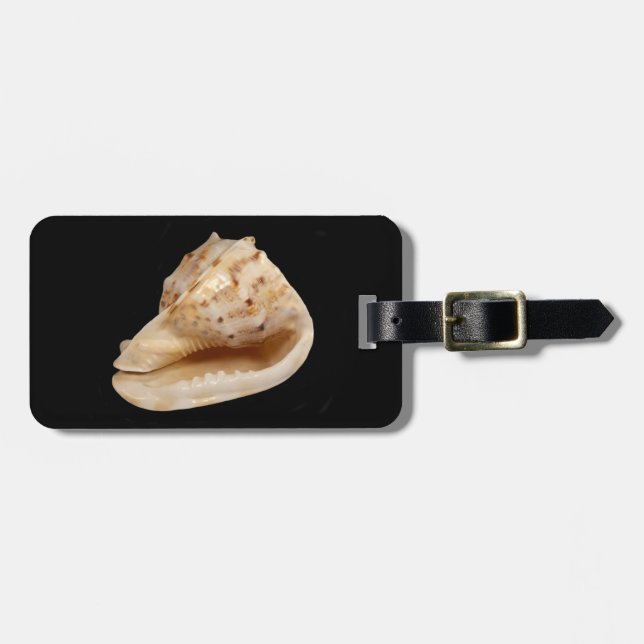 Conch Shell Luggage Tag (Front Horizontal)