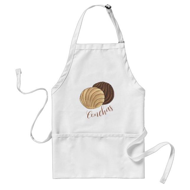 Conchas Mexican Pan Dulce Sweet Bread Panadería Standard Apron (Front)