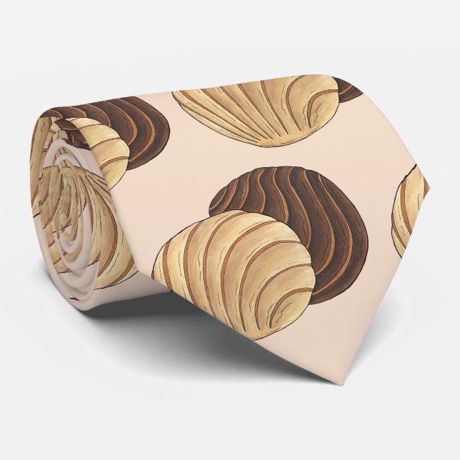 Conchas Mexican Pan Dulce Sweet Bread Panadería Tie (Rolled)