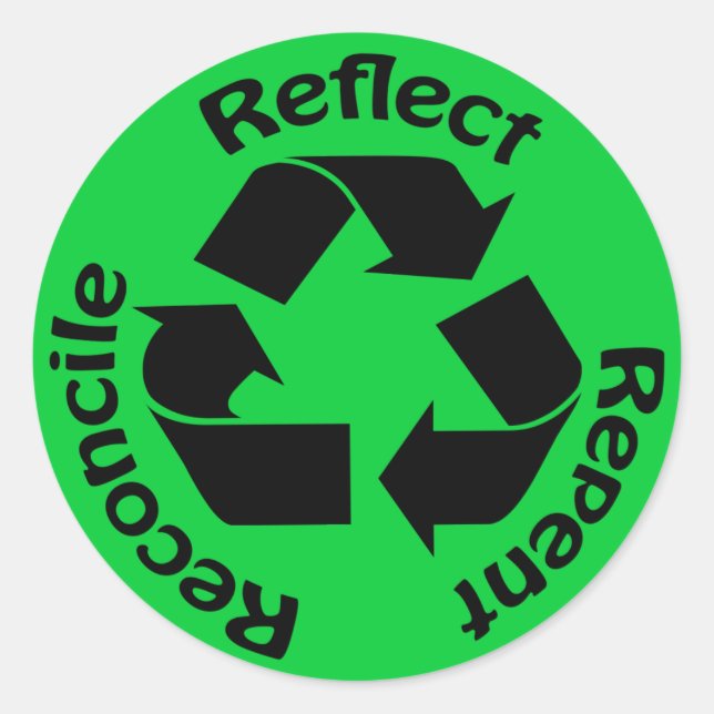 Concilier les autocollants chrétiens (Devant)