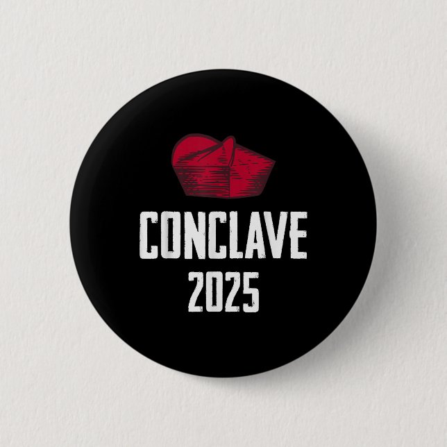 Conclave 2025 Papal Conclave  2 Inch Round Button (Front)
