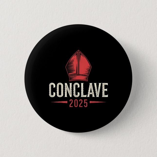 Conclave 2025 Papal Conclave  2 Inch Round Button (Front)