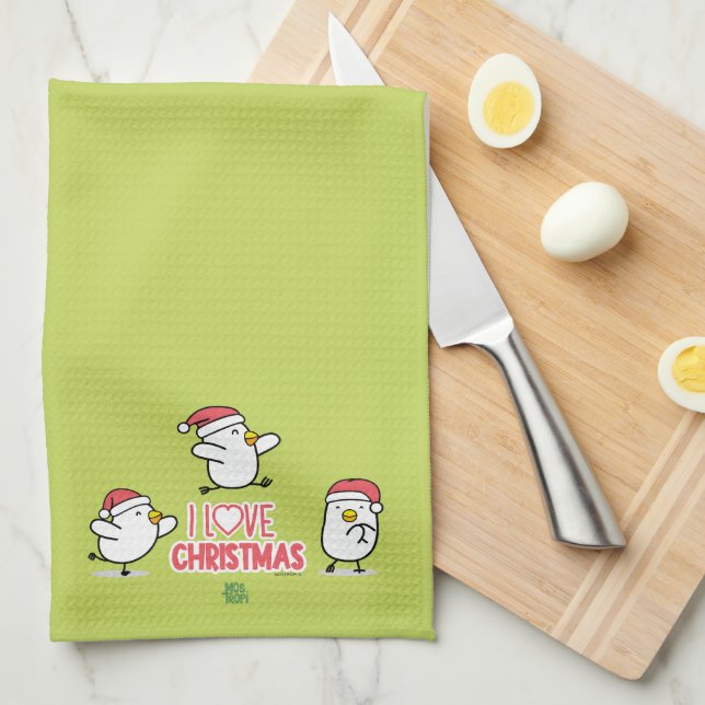 Concoction: "My Love Christmas" Kitchen Towel (Quarter Fold)