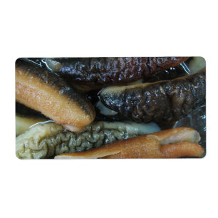 Concombre de mer ... Nourriture du marché du Yaowa