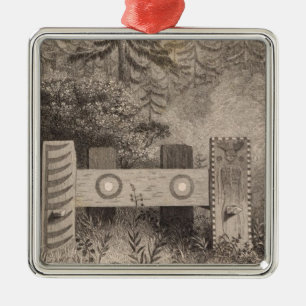Concomely's Tomb, Astoria, Oregon Metal Ornament