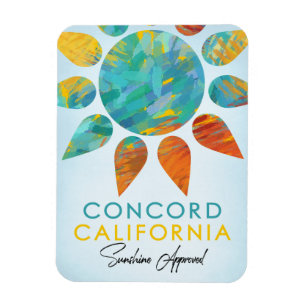 Concord California Sunshine Travel Magnet