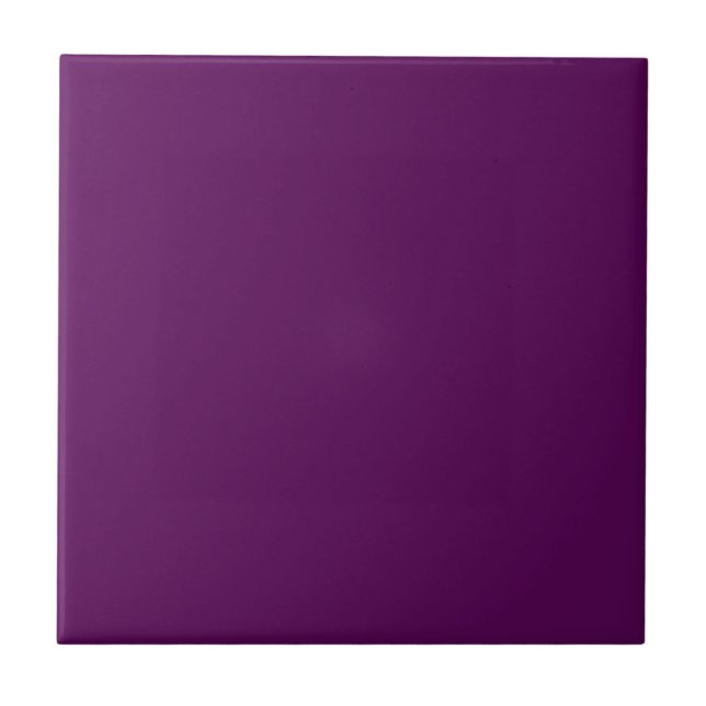 CONCORD GRAPE (a solid rich purple colour) ~ Tile (Front)