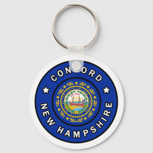 Concord New Hampshire Keychain