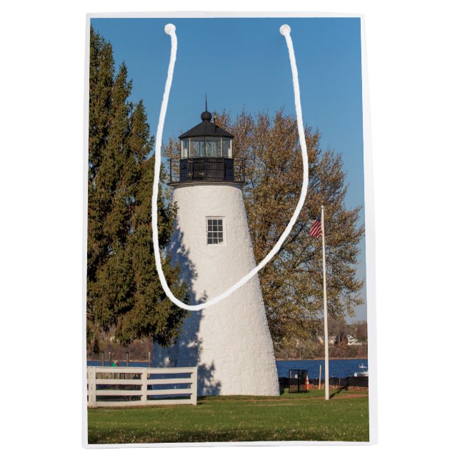 Concord Point Lighthouse Medium Gift Bag (Front)