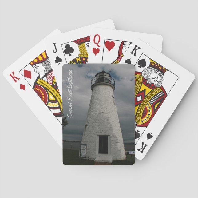 Concord Point Lighthouse Playing Cards (Back)