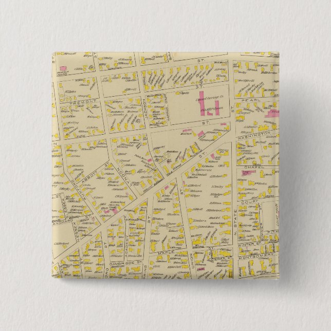 Concord, Ward 4 2 Inch Square Button (Front)