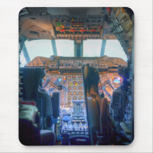 Concorde Cockpit Mouse Pad
