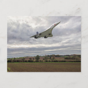 Concorde - High Speed Run Postcard