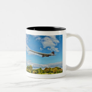 Concorde on Finals Two-Tone Coffee Mug