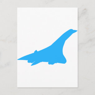 Concorde Supersonic Passenger Jetliner Postcard
