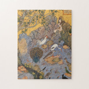 Concourse Of The Birds By Habiballah Of Sava Jigsaw Puzzle