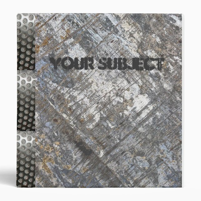 Concrete and Chrome Binder (Front)
