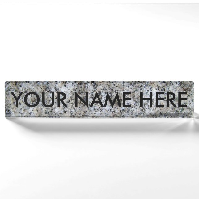 CONCRETE! (architectural texture) ~ Nameplate (Front)