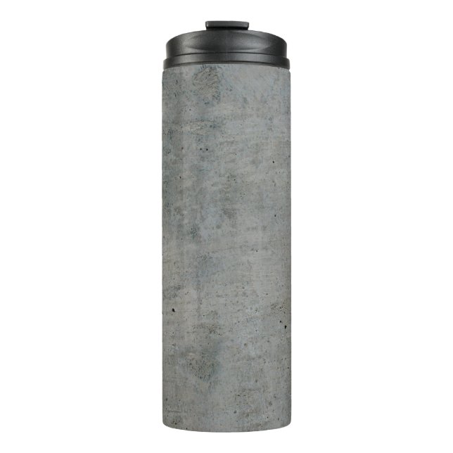 Concrete cement wall gray texture thermal tumbler (Front)