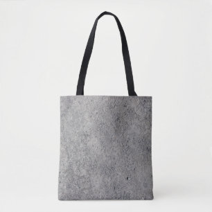 Concrete cement wall gray texture tote bag