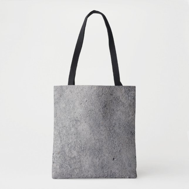 Concrete cement wall gray texture tote bag (Front)