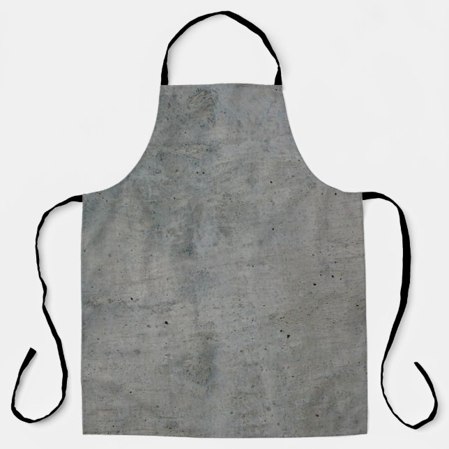 Concrete cement wall grey texture apron (Front)