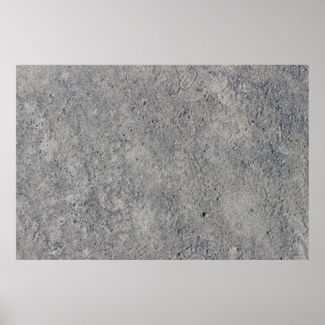 Concrete cement wall grey texture poster (Front)