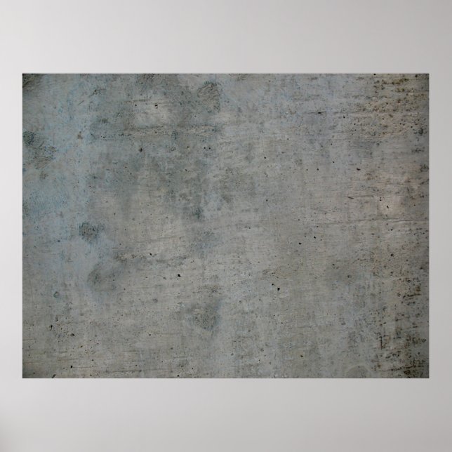 Concrete cement wall grey texture poster (Front)