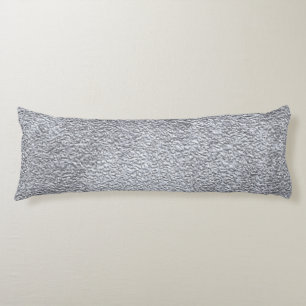 Concrete dark grey Stone Wall Texture Pattern Body Pillow