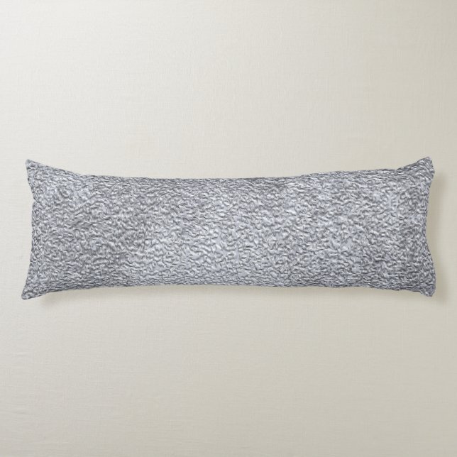 Concrete dark grey Stone Wall Texture Pattern Body Pillow (Front)
