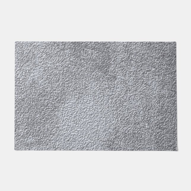 Concrete dark grey Stone Wall Texture Pattern Doormat (Front)