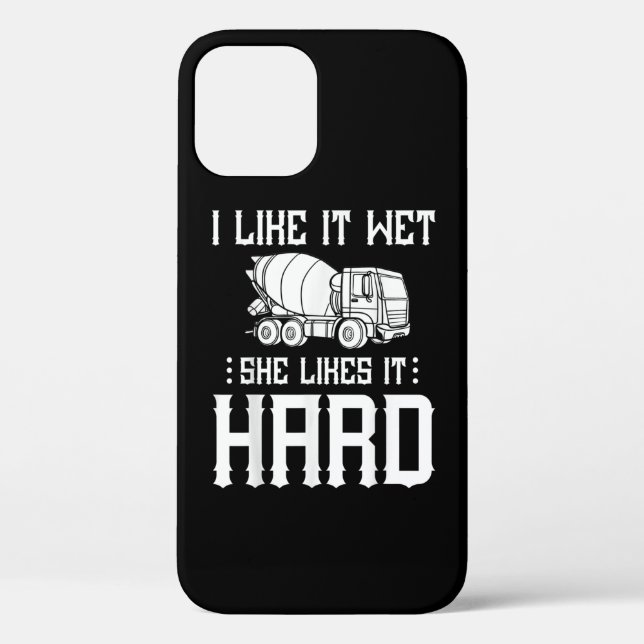 Concrete Finisher Worker Cement Mixer Truck Driver Case-Mate iPhone Case (Back)