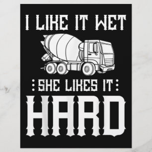 Concrete Finisher Worker Cement Mixer Truck Driver Letterhead