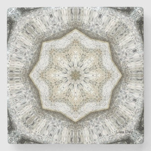 Concrete Grey Star Stone Coaster