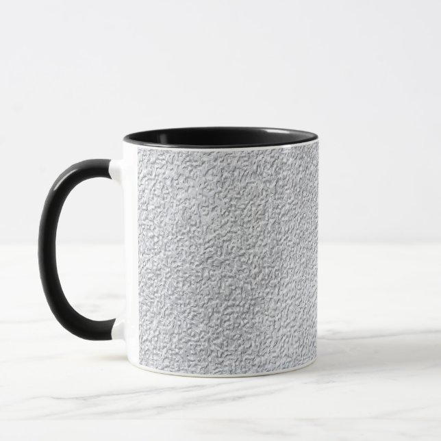 Concrete grey Stone Wall Texture Pattern Mug (Left)