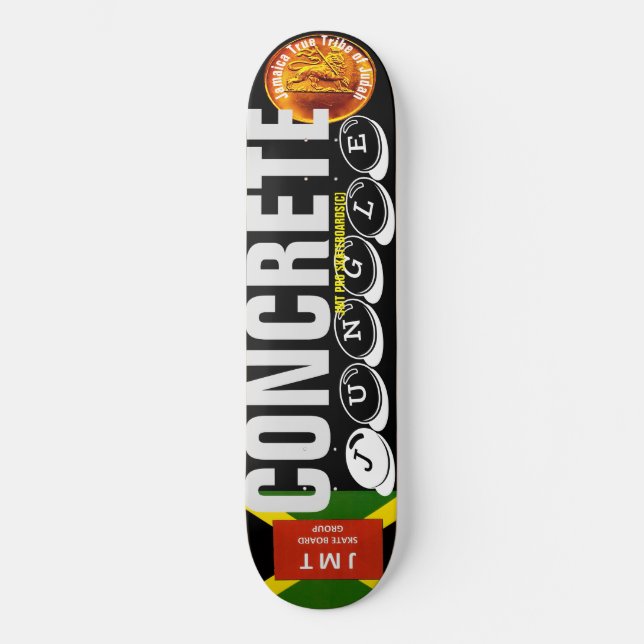 CONCRETE JUNGLE 8 1/4" Skateboard Deck (Front)
