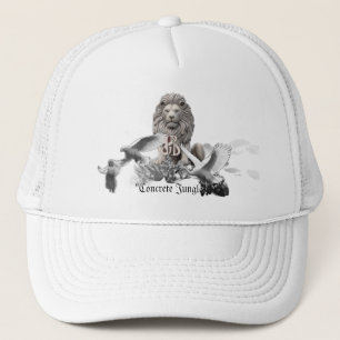 Concrete Jungle White Trucker Hat